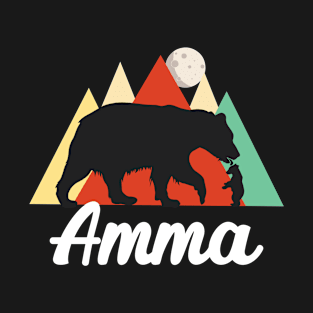 Tamil Mom Mother's Day Amma Momma Bear T-Shirt