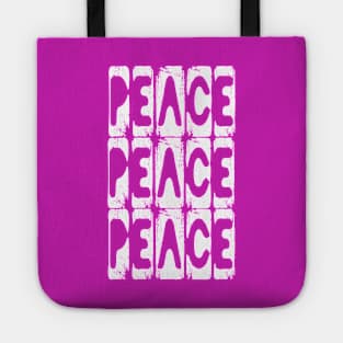 Peace - all you need is world peace Tote