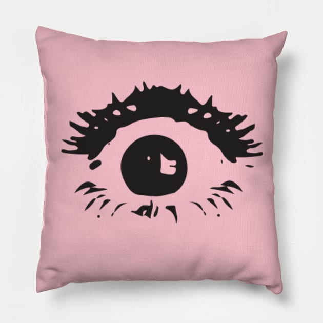 Eyes of March in Black Pillow by PandaSex