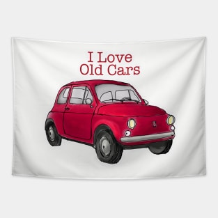 Old Cars Are Cool Tapestry