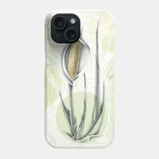 Delicate Monstera Deliciosa Phone Case