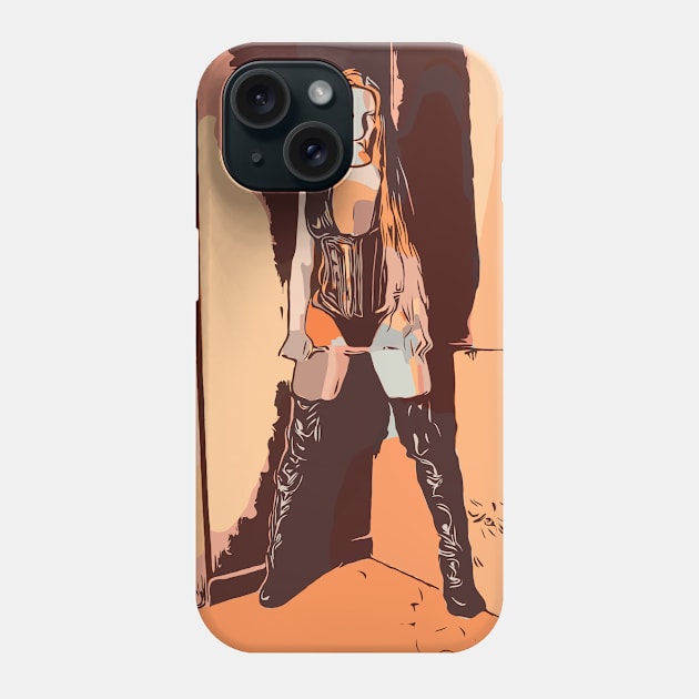 Fetish Dominatrix Phone Case by WelshDesigns