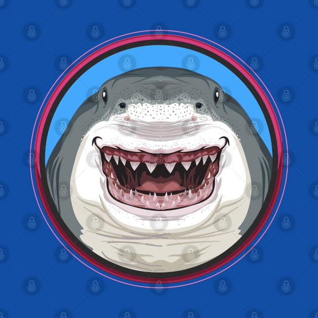 Great White Circle by Peppermint Narwhal