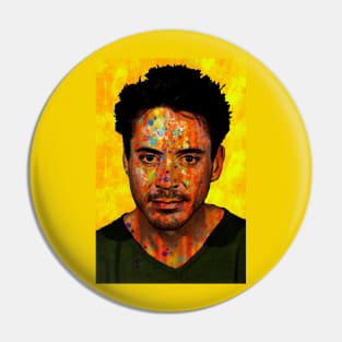 Robert Downey Jr Mugshot Pin