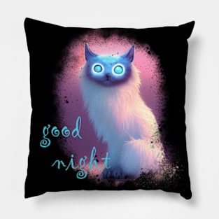 A CatOwl in a dream world. Pillow