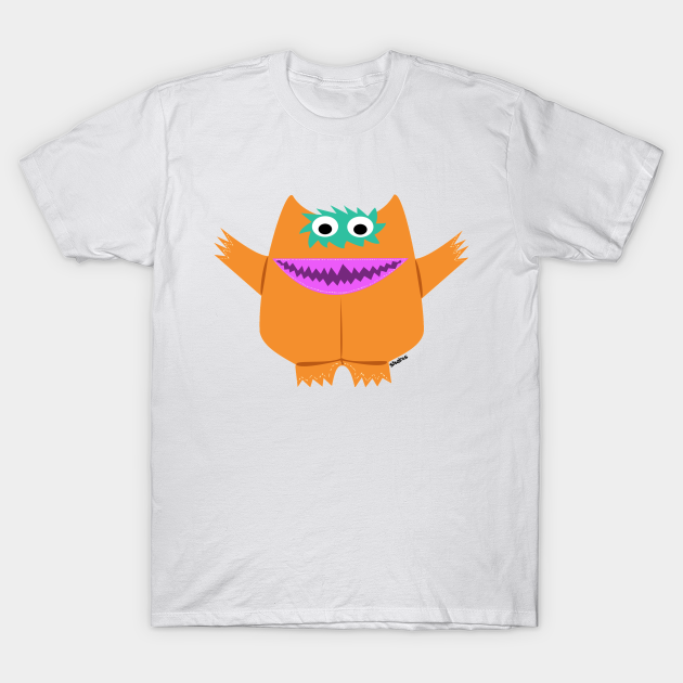 Discover Orange and Pink Nauga - Nauga - T-Shirt