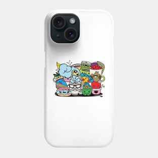 Funny cartoon food kawaii Phone Case