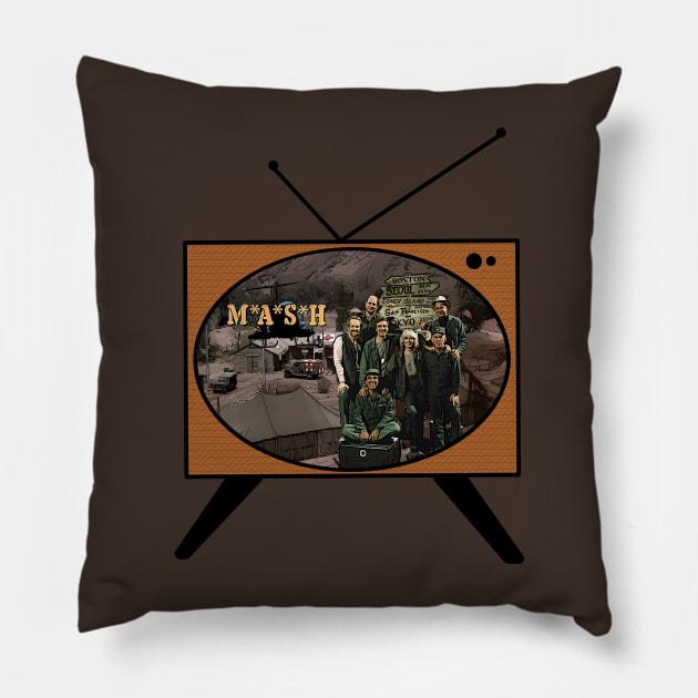 Retro Mash Pillow by The Angry Possum