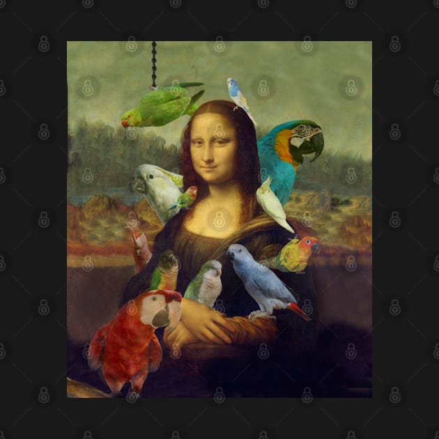 mona lisa - mother of parrots by FandomizedRose