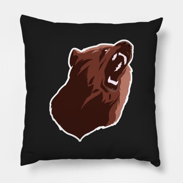 Grizzli Pillow by TomiAx