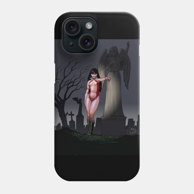 A Vampirella Halloween Phone Case by thecountingtree