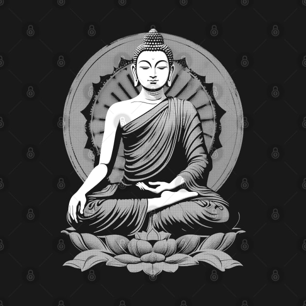 Gautama Buddha Meditations - White by GAz