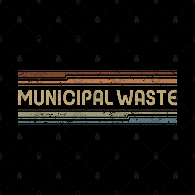 Municipal Waste Retro Lines by casetifymask