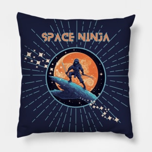 Space Ninja: Ascension to the Cosmos Pillow