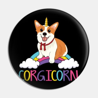 Corgi Unicorn Pembroke Welsh Corgicorn Dog Pin