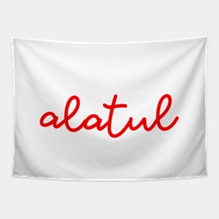 alatul - supreme red Tapestry