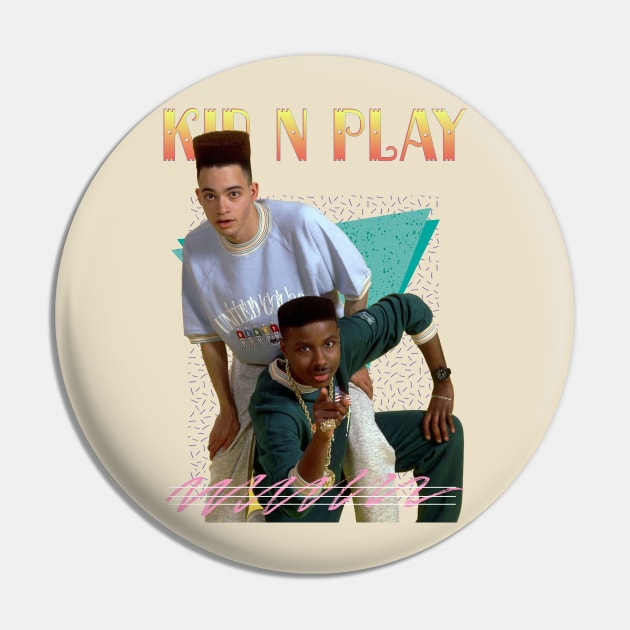 Kid N Play Retro Aesthetic Fan Art Pin by Piomio