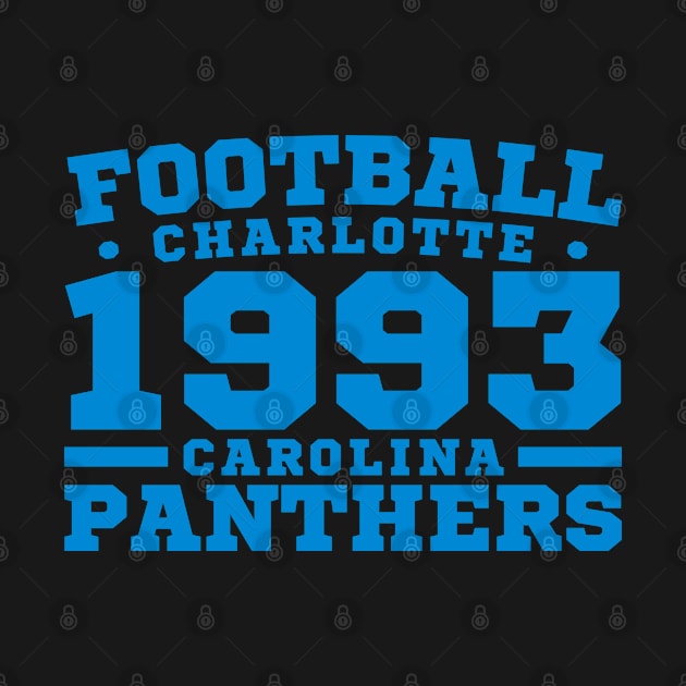 Football Charlotte 1993 Carolina Panthers by ENTIN 