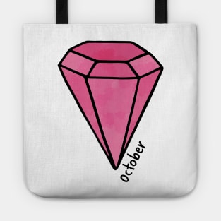 October Pink Sapphire Birthstone Tote