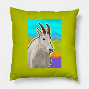 CANDID CRITTERS Mountain Goat Pillow