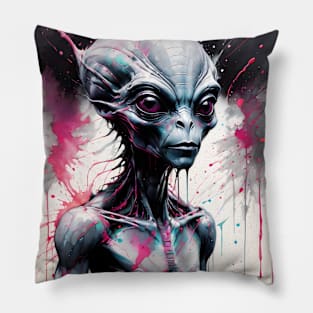 Alien Art Pillow