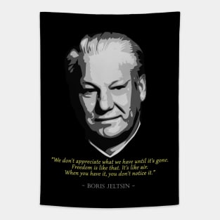 Boris Yeltsin Quote Tapestry