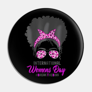 International Womens Day 2024 Break The Bias Black Womens Pin