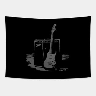 Guitar with Amp Tapestry