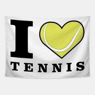 I Love Tennis Tapestry