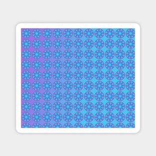 Blue Candy Pattern Magnet