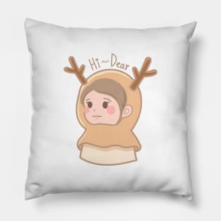 Hi dear cute girl Pillow