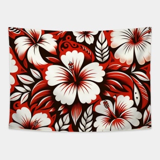 Aloha Hawai'i Hibiscus Floral Pattern by Hawaii Nei All Day Tapestry