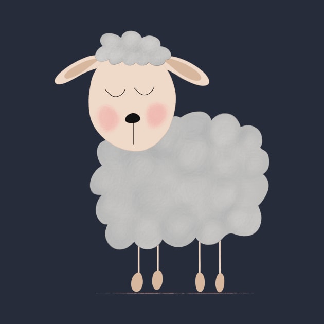 Dreamy sheep by JakoRila