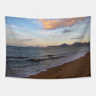 Sunset on the Beach in Cairns, Australia Tapestry