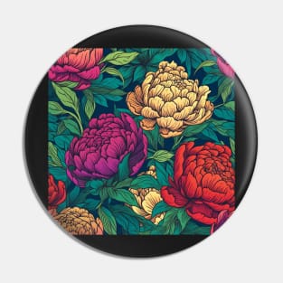 Peonies Pin