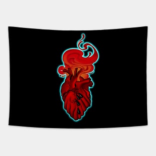 Heart on Fire Tapestry