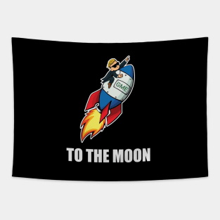 WallStreetBets - TO THE MOON - Reddit WSB Stock Market Tapestry