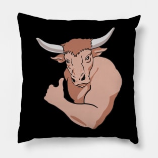 Taurus (Bull) Zodiac Sign Pillow