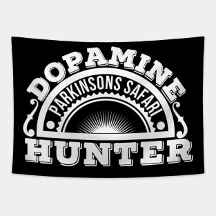 DOPAMINE HUNTER Parkinsons Safari Tapestry