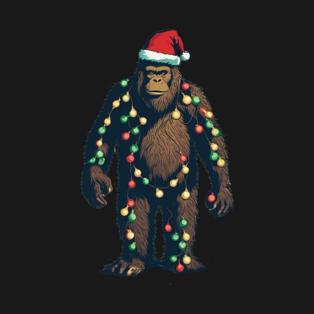 Christmas bigfoot yeti design by Edgi