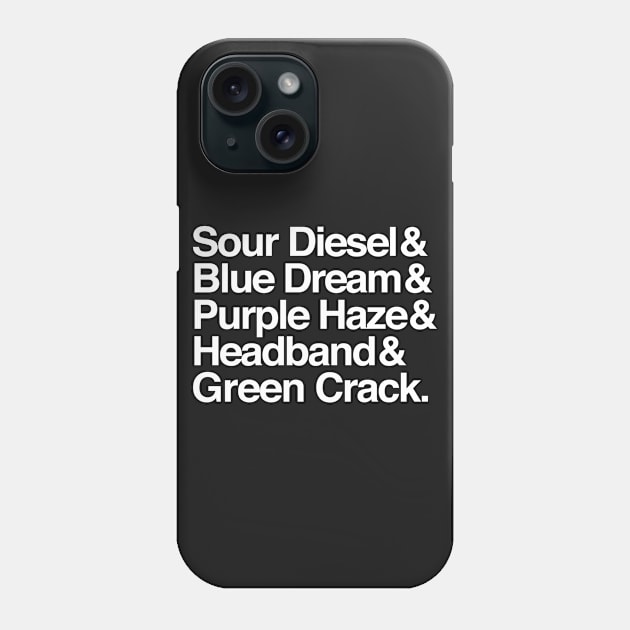 sativa strains Phone Case by openspacecollective