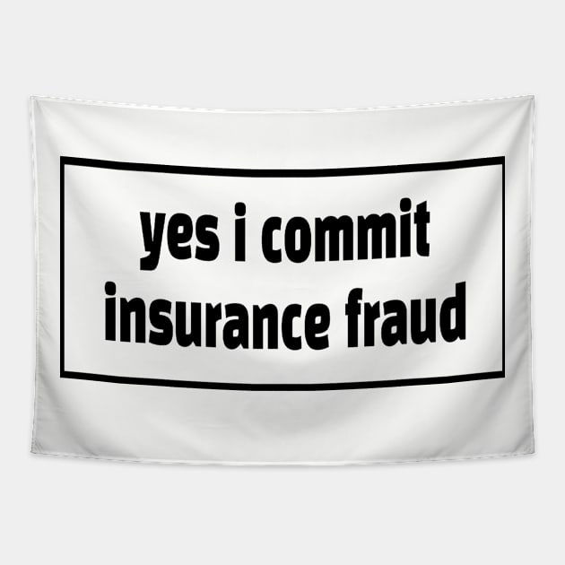 Insurance Fraud Tapestry by khushi.u69@gmail.com