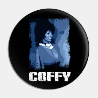 Coffys Cure for Crime Classic 70s Cinema Tribute Shirt Pin