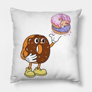 Doughnut loves Donuts Pillow