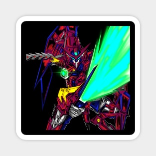 gundam epyon in gunpla wing anime ecopop mecha art Magnet