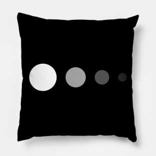 Circle Arranged In a Row Pillow