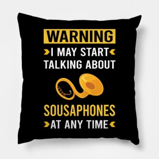 Warning Sousaphone Pillow