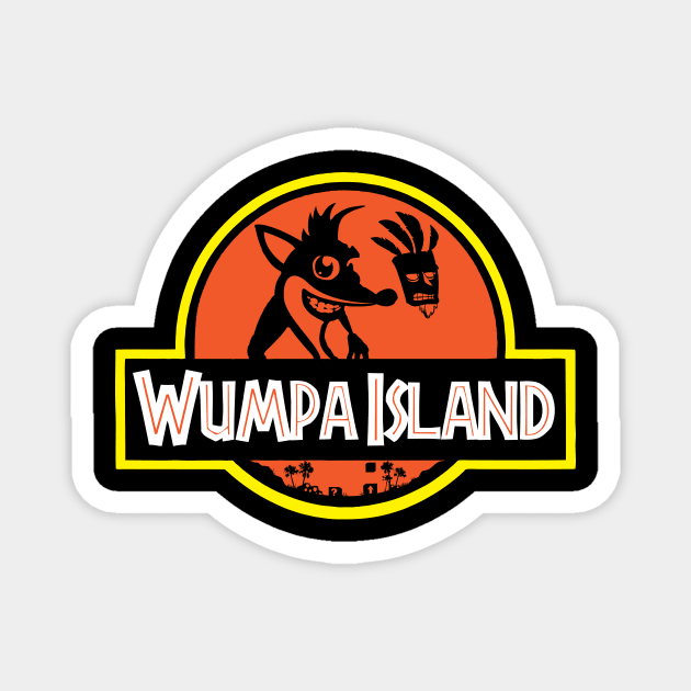 Wumpa Island Magnet by Daletheskater