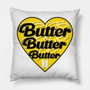 BTS Butter Heart Design Pillow