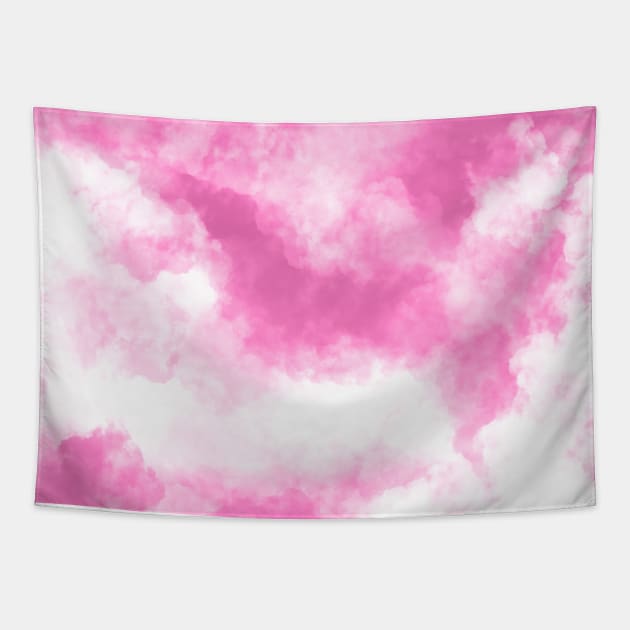 Pink Clouds Tapestry by GraphiscbyNel